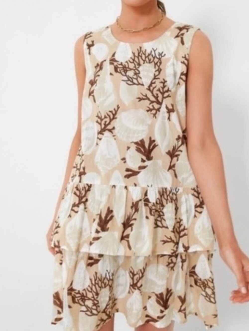 Tuckernuck Beach Sandy Shells Dress Coverup Size Small.
